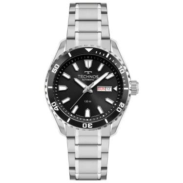 Imagem de Relógio Technos Masculino Ref: 8205pm/1p Automático Acqua Prateado