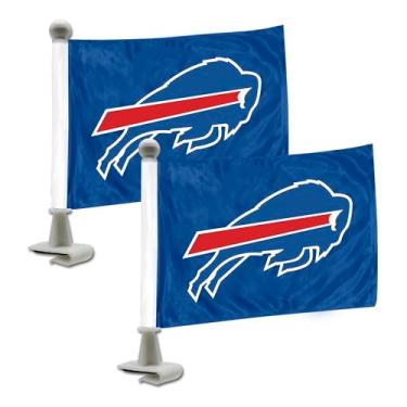 Imagem de FANMATS 61859 Buffalo Bills Ambassador bandeiras de carro – Pacote com 2 mini bandeiras automotivas, 10 x 15 cm, perfeitas para capô ou porta-malas
