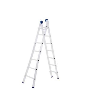 Imagem de Escada Alumínio Extensiva 7 Degraus 2,2 - 3,65 Metros - Mor - Suporta 
