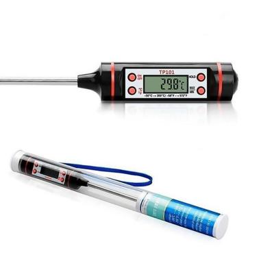 Imagem de Termômetro Culinário Cozinha Digital Mede -50ºc A +300ºc