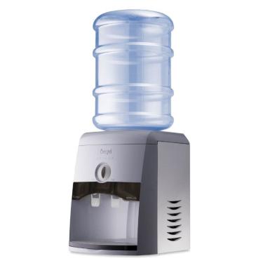 Imagem de Bebedouro Garrafão de Mesa Stille Cinza Fume Begel 220V