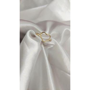 Imagem de Anel coração ouro 18k - Ramos Alianças