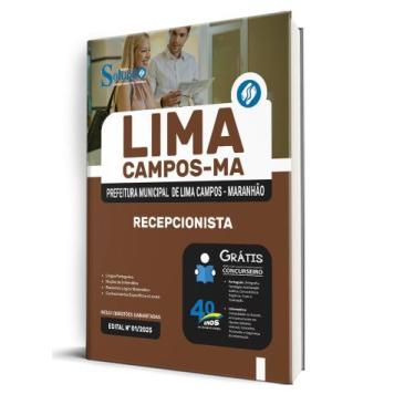 Imagem de Apostila Prefeitura de Lima Campos-MA - Recepcionista - Editora Soluçã