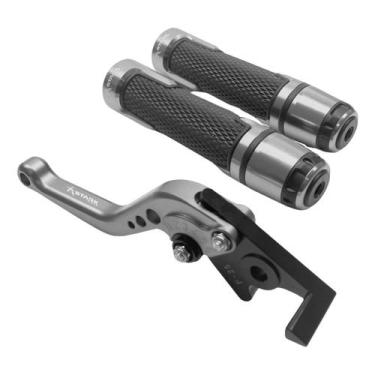 Imagem de Kit Manete E Manopla Pegasus Stark Moto Honda Biz 125 Disco - Stark Ra