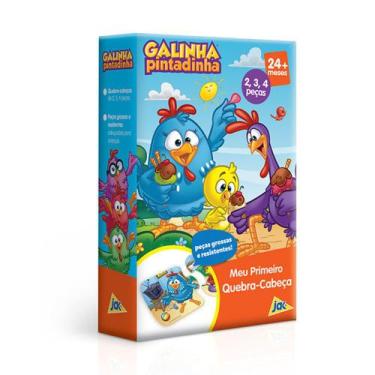 Imagem de Meu primeiro quebra cabeça galinha pintadinha 2 anos 3 em 1 - TOYSTER