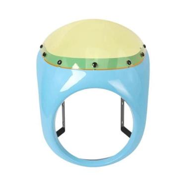 Imagem de Protetor De Farol De Motocicleta De 7 Polegadas Com Capa De Para-brisa