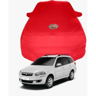 Imagem de Capa de Carro Fiat weekend Tecido  Lycra Premium - Cadilhe Capas, Verm