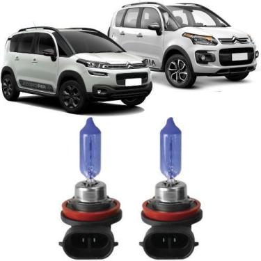 Imagem de Lampadas super branca farol milha citroen aircross todos h11 - VELOX T
