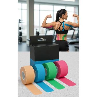 Imagem de 2x Kinesio Tape 5m: Suporte Muscular & Estabilização Articul - Congrat