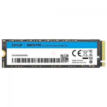 Imagem de SSD Lexar NM610 Pro, 500GB, M.2 NVMe, leitura De 3000MBs, Gravação 170