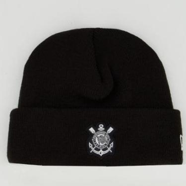 Imagem de Gorro New Era Corinthians Escudo Preto-Unissex