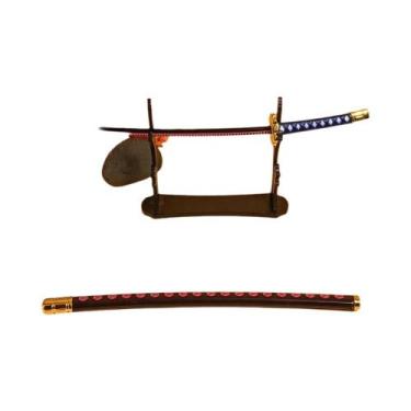 Imagem de Katana De Aço Roronoa Zoro De 10 Polegadas Em Tamanho Real, Espada Sam