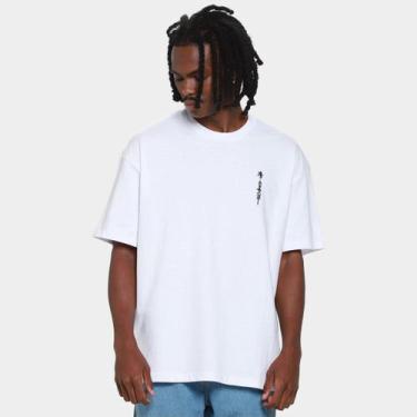Imagem de Camiseta Oversized Nicoboco Quino Masculina, Branco, GG