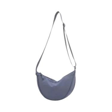 Imagem de Bolsa De Ombro Feminina De Grande Capacidade Em Nylon Simples Casual D