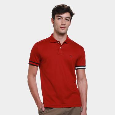 Imagem de Camisa Polo Tommy Hilfiger Cuff Masculina-Masculino