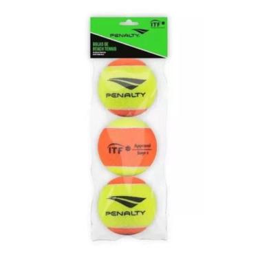 Imagem de Kit penalty com 3 bolinhas beach tennis xxii 675496, Amarelo, Laranja,