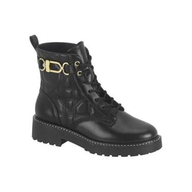 Imagem de Bota feminina vizzano coturno, Preto, 35