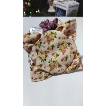 Imagem de Porta bijus, joias - ATELIE REGINA BIOCHE, AMARELO CLARO COM FLORES PE
