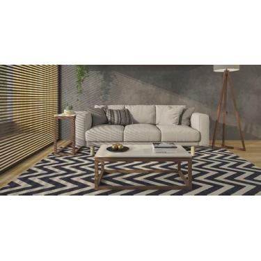 Imagem de Mesa de Centro Supreme Off White Amêndoa Tebarrot