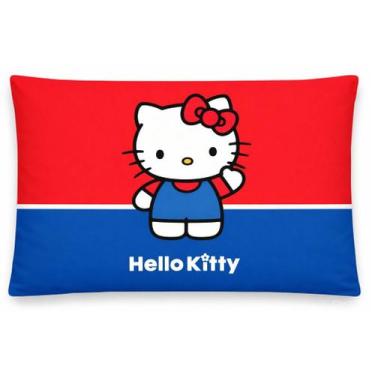 Imagem de Fronha Capa Hello Kitty para Travesseiro 70cmx50cm - JULIEN ENXOVAIS, 