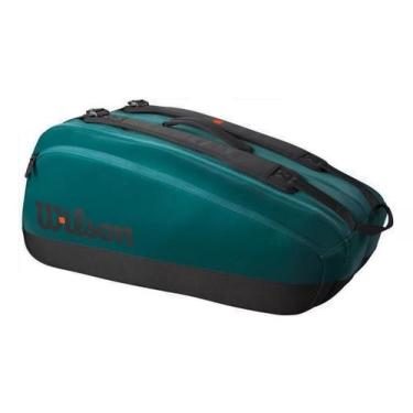 Imagem de Raqueteira Wilson Blade Super Tour V9 - 9 Raquetes, Verde