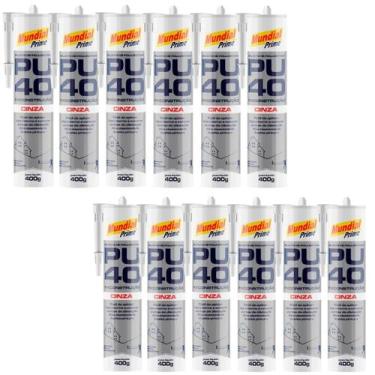 Imagem de Selante PU40 Poliuretano Aeroflex 400g Cinza para Vedação Colagem e Re