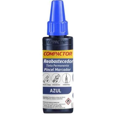 Imagem de Refil pincel marcador permanente Azul Compactor