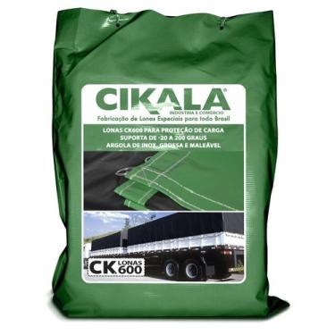 Imagem de Lona CK600 Verde 5x3 Metros em PVC Com 1/2 Argola - Cikala