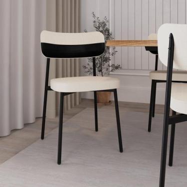 Imagem de Cadeira Alloa Fixa com 4 Pés 500 x 447 x 838 mm com 1 Unidade Branco/P