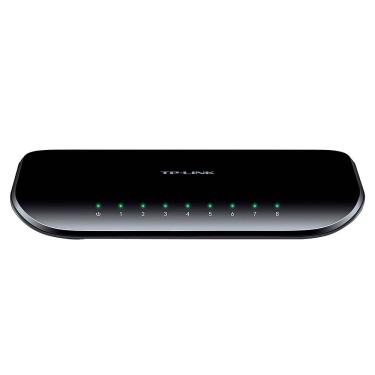 Imagem de Switch TL-SG1008D 8 Portas 10-100-1000MBPS com Desempenho Estável e Alta Conectividade para Redes Gigabit em Ambientes