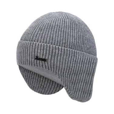 Imagem de Gorro De Inverno Masculino Com Protetor De Orelhas, Quente, Estiloso E