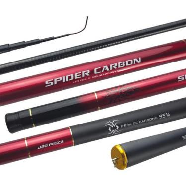Imagem de Vara Telescópica Spider 95% Carbon -Jaù Pesca - Jaú Pesca, 4,0 Metros