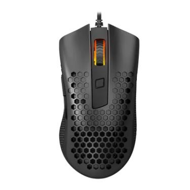 Imagem de Mouse Gamer Redragon Storm, Com Fio, RGB, 12400 DPI, 6 Botões, Preto - M808-N
