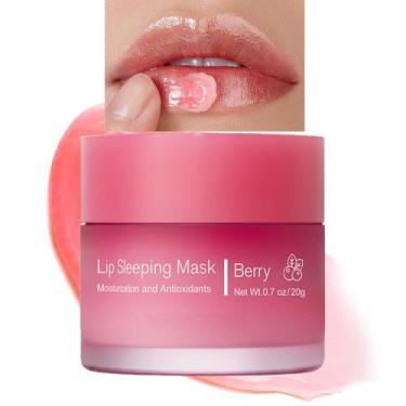 Imagem de Máscara Labial Noturna Tiejdhr 20g Vitamina E e Frutas Vermelhas Hidra