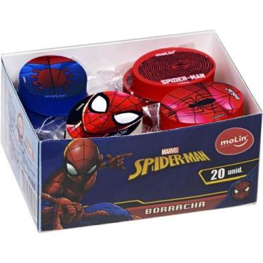 Imagem de Borracha Decorada Spider MAN 4 Modelos CX.C/20 - Molin