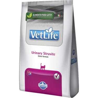 Imagem de Ração Farmina Vet Life Natural Urinary Struvite para Gatos Adultos com Distúrbios Urinários - 400 g