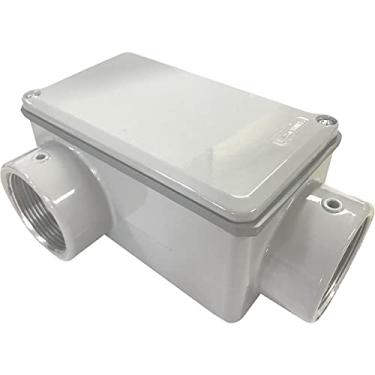 Imagem de Condulete Fixo ''LR'' 1.1/2'' com tampa/com rosca NPT/com pintura eletrostática a pó Caixas de derivação Tramontina 5610504