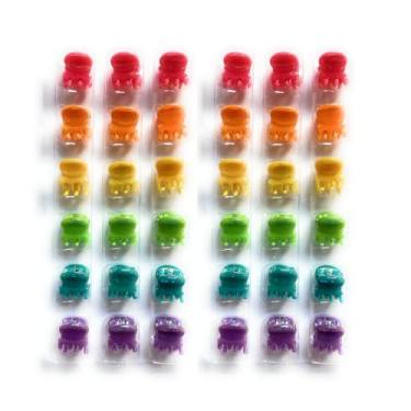 Imagem de Clipes Mia Clippies, Rainbow colors, 0.3 Inch x 0.3 Inch