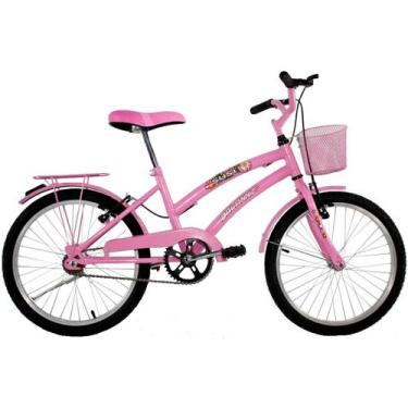 Imagem de Bicicleta Feminina Aro 20 Com Cestinha Susi Rosa - Dalannio Bike