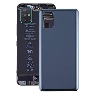 Imagem de HONGYAN Peças de substituição de telefone celular Tampa traseira da bateria para Samsung Galaxy M51 Acessórios telefônicos