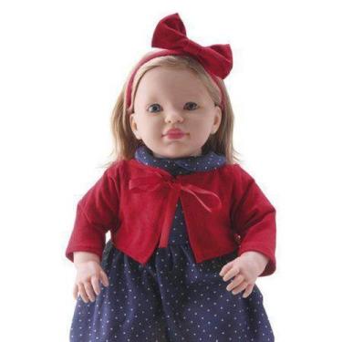 Imagem de Boneca Bebê Estilo Reborn Louise 53cm - Bambola