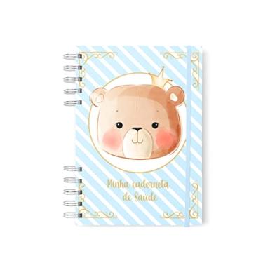 Imagem de Caderneta De Vacinação Nova Versão Atualizada Ursinho príncipe menino