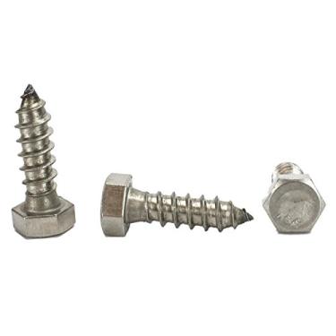 Imagem de Chenango Supply Parafuso hexagonal de 3/8 x 1-1/10.2 cm (comprimentos de 2.5 cm a 12.7 cm disponíveis na listagem), aço inoxidável 18-8, 25 peças (3/8 x 1-1/4