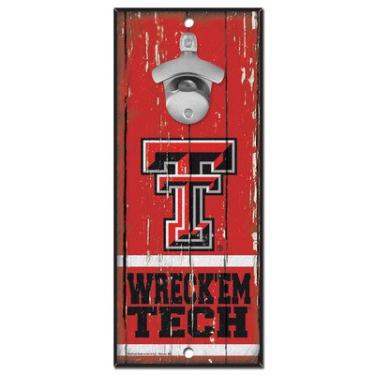 Imagem de CLG abridor de garrafas de placa de madeira CLG: Texas Tech