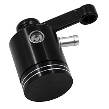 Imagem de TOTMOX Reservatório de fluido de freio de alumínio universal para motocicleta reservatório de bomba de embreagem de freio cilindro mestre reservatório de óleo fluido para Apr-Ilia Hon-da Kawa-saki Su-zuki Triu-mph Ya-maha