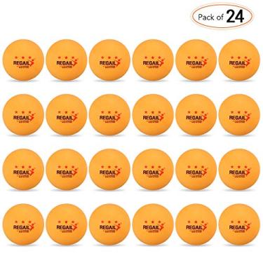 Imagem de Tingpai 24Pcs 3-Star 40mm Bolas de tênis de mesa Bolas de ping pong Amador Bolas de prática de treinamento avançado