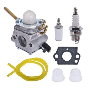 Imagem de ALL-CARB Carburador 308028007 Substituição para soprador Homelite UT-08520 UT-08921 UT-08550 UT-08951 26CC com filtro de linha de combustível vela de ignição