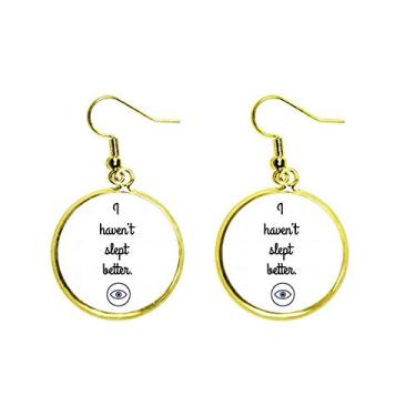Imagem de Brinco feminino Sleep Enjoy com pingente de orelha de expressão confortável, Metal