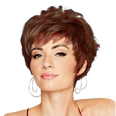 Imagem de Peruca Raquel Welch Sparkle Wispy comprimento do queixo, SS11/29 noz-moscada da Hairuwear