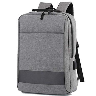 Imagem de Mochila para laptop Bolsa para computador comercial Mochila recarregável multifuncional para viagem, tecido de nylon à prova d'água, resistente ao desgaste e a rasgos